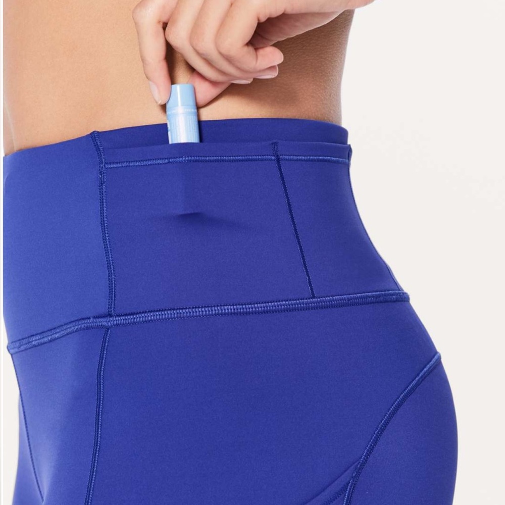 Lululemon fast & free 7/8 25” tight II nulux psychic blue - Picture 5 of 16